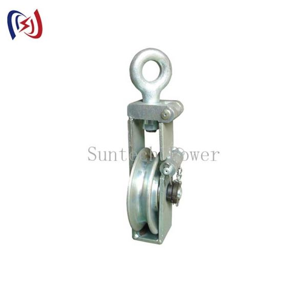 Quality 160mm Ending Conductor Stringing Blocks 30KN-80KN Ratel Load wholesale