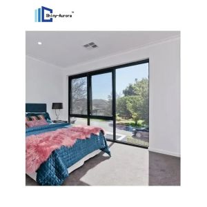 Custom Double Glazed Aluminum Window Tempered Glass Awning Window for Bathroom