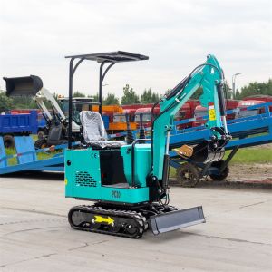 PC10 Euro5 Hightop Mini Excavator Machine With Roll Over Protection System