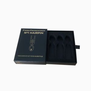 ISO9001 Qualified Matte Black Necklace Boxes for Customized Packaging CMYK