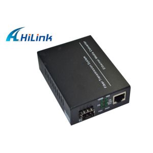 Simplex / Duplex Fiber Media Converter , SFP Media Converter Single Mode Fiber