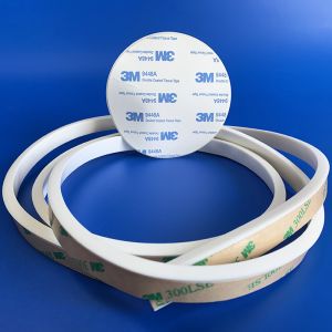 Custom Rubber Stamping Parts Shock Absorbing Silicone Rubber Pads With Adhesive