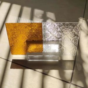 4mm 5mm 6mm Silver Mirror Glass For Impact Resistance And U Notch In Custom