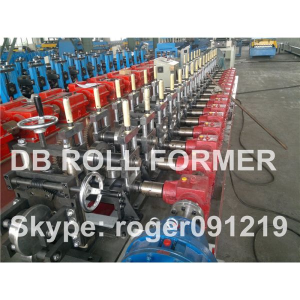 Quality 11KW Board Rack Purlin Roll Forming Machine Exhibition Center Automatic wholesale