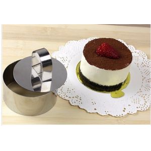 RK Bakeware China Foodservice NSF Stainless Steel 8 Inch Mousse Ring