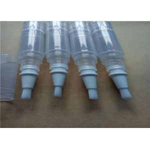 Dual Use PP Lip Gloss Pencil Packaging Cosmetic Hot Stamping 121.5 * 15.9mm