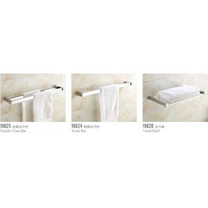 Modern Brass Chrome Plating Metal Bathroom Accessories Corner Towel Clothes Rack