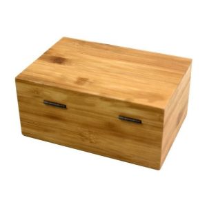 OEM Wooden Stash Box With Hinged Lid