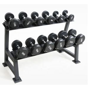 ZH Washable Black Fitness Neoprene Dumbbell Round Rubber Dumbbell Set