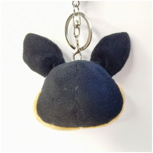 Cute Cotton Custom Plush Doll Dog Key Chain For bag decoration