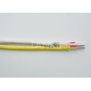 24AWG Extension Thermocouple Cable K Type With G Class Fiberglass Insulation