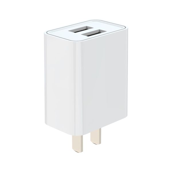 CN Plug 2 Port USB Wall Charger , CCC Mobile Phone Travel Charger