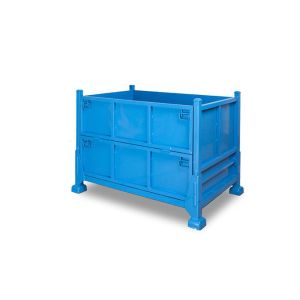 Rust Resistant Steel Storage Cage Foldable Lockable Door With Padlock Hasp