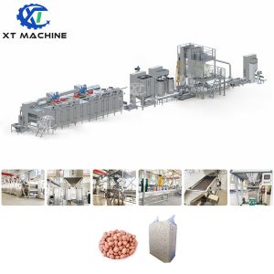 Automatic PLC Control Peanut Blanching Machine with 95-97% Peeling Rate and 85-90% Whole Kernel Rate for Energy Saving Processing