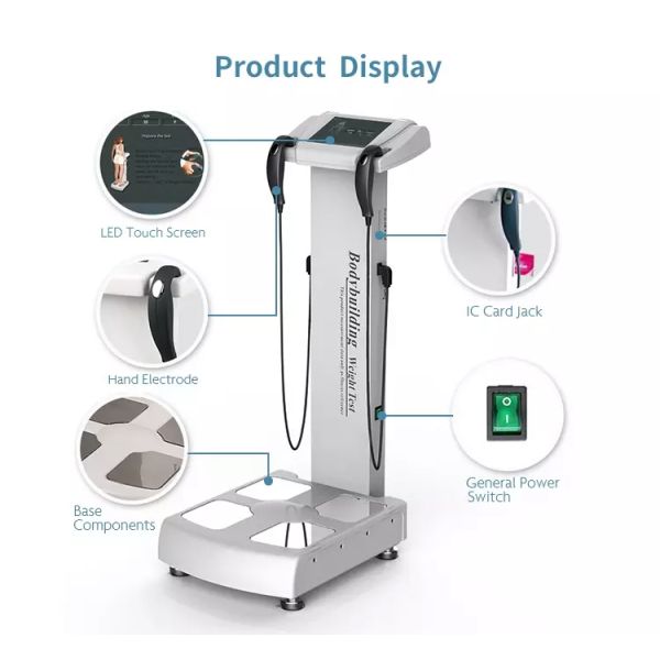 Fitness Tactile Electrode Body Composition Analyser With Touch Screen