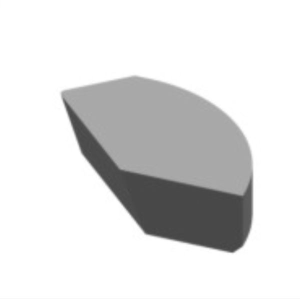 Quality Brazing L15mm Tungsten Carbide Insert For Periphery Turning Tools wholesale