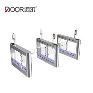 China OEM Logo Printing Swing Gate Turnstile With Fever Detection For Access Control System on sale