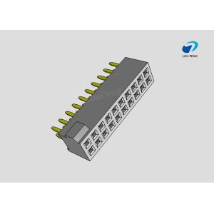 Female header, PCB Mount Receptacle, Vertical, Board-to-Board, 2X10 Position, 2