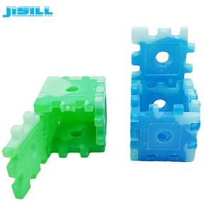 HDPE Non - Toxic Mini Freezer Cold Packs Set Of 6 For Food In Cooler Bag