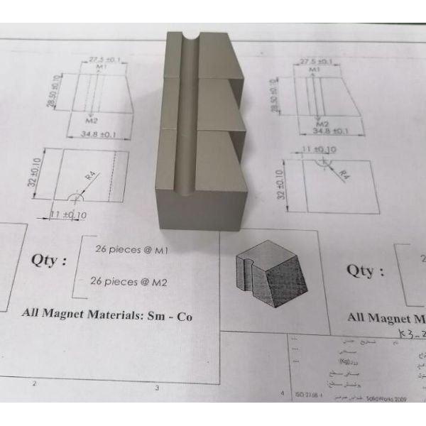 Quality Special-shaped SmCo Permanent Magnets Moulding And Sintering wholesale