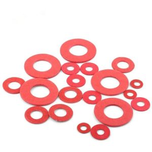 Cheap Plain type 6X16MM 7/16&quot; I.D. Red Color Fiber Washers seal for sale