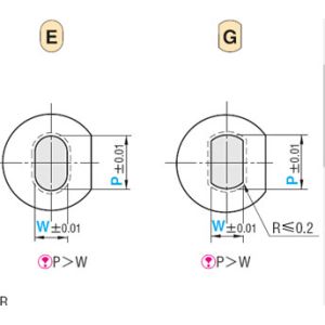Straight Type SKD11 / HSS Button Dies SKD Power HSS 60HRC - 64 HRC