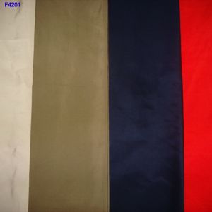 F4201 100% polester imitation memory fabric two tones with wr pu coating for