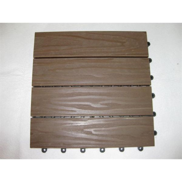 Quality 30mm x 30mm DIY WPC Decking Floor , Interial wood and plastic composite Decking wholesale