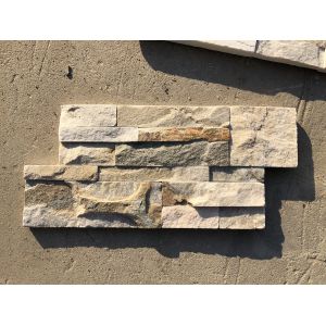 Natural Beige 10mm Stone Veneer Wall Panels Cladding