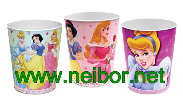 metal tin trash can trash bin litter bin dust bin waste bin storage can storage