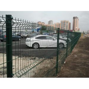 Wire Mesh Fence Panels Coated Blue and Dark Green With Powder Coated 2230mm x
