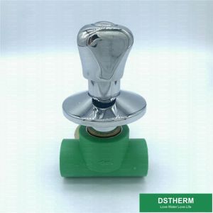 ISO15874 Zinc Alloy PPR Stop Valve Corrosion Resistant For Water System Duct