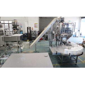 Tub filling and packing machine Two head weigher Bottle filling line 2.5L -10L
