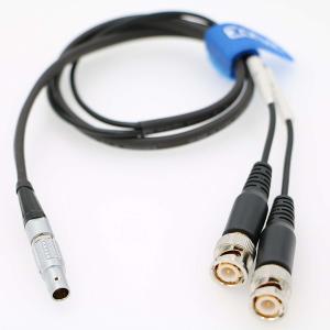 Cheap Eonvic 0B 5pin to Double BNC Time Code Input Output Cable for Sound Devices XL-LB2 for sale
