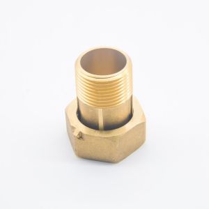 Eco Friendly Water Meter Coupling With Lead Free Bronze or Brass Material