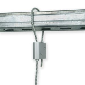 Wire Looping Cable Gripper Steel Structure Hanging Support System For Roll Strut