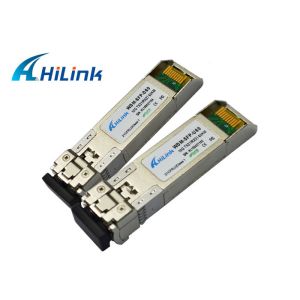60km SFP+ Bidirectional Fiber Optic Transceiver Module CE RoHS Certification