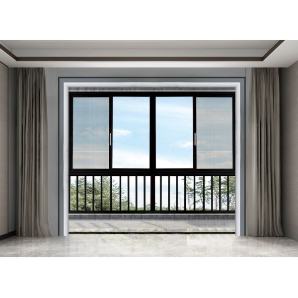 Quality Customizable Size Aluminum Sliding Window with Multi-point Locking and 10 Years Warranty wholesale