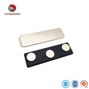 3m Self Adhesive Backing Plastic Name Badge Tags 12g Three Disc Magnets Bar