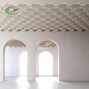 SGS Polyester PET Acoustic Ceiling Panels Harmless Mildewproof