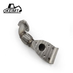 OKEIMT Excavator Engine Parts EGR Connecting Pipe P11C SK460-8