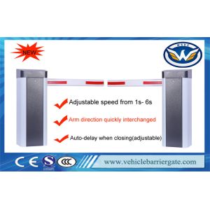 Cheap Adjustable Speed Auto Barrier Gate System 100m Remote Control Distance 210W for sale