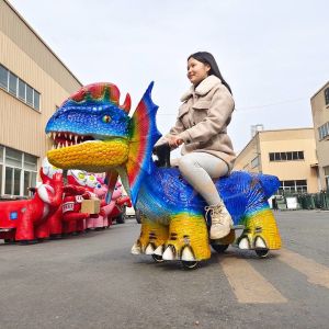 Amusement Park Real Life Size Dinosaurs Remote Control Customized