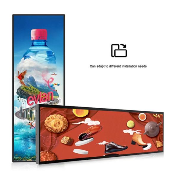 36.2 inch Wall Mounted Stretched Bar Icd Display Advertising Player Digital Signage