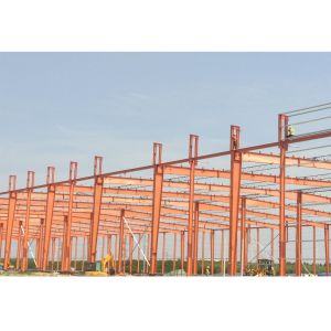 Large Span Space Frame Peb Warehouse Construction Gable Frame Industrial
