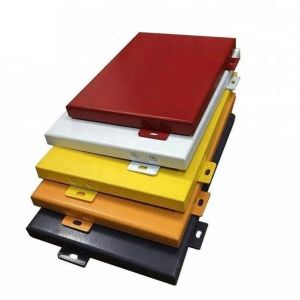 Smooth Surface Exterior Wall Cladding Aluminium Solid Panel SGS Certification