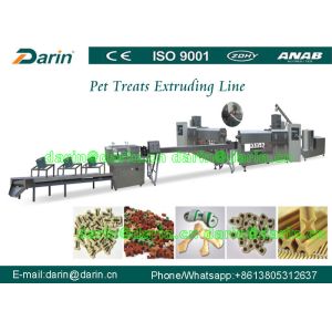 China Pet Soft Treat Dog Food Extruder Processing Line with single screw on sale