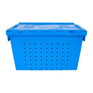 PP Plastic Crate Mesh Stack Vented Crate for Vegetable Moving Box Reinforced