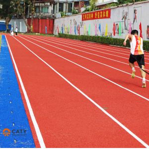 ProTrack ASTM Oval Competition Running Track Material EPDM Rubber Athletic
