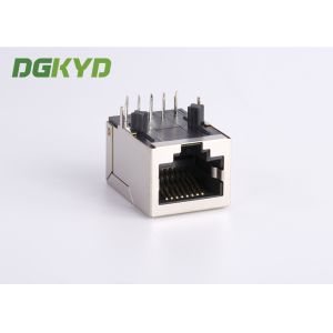 Small Transformer 10 Pin Rj45 Connector With 1000M Ethernet Filter , HR911130A